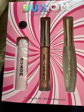 BUXOM Lolli-Plump Dreams Lip Kit - Pink & Rose Gold